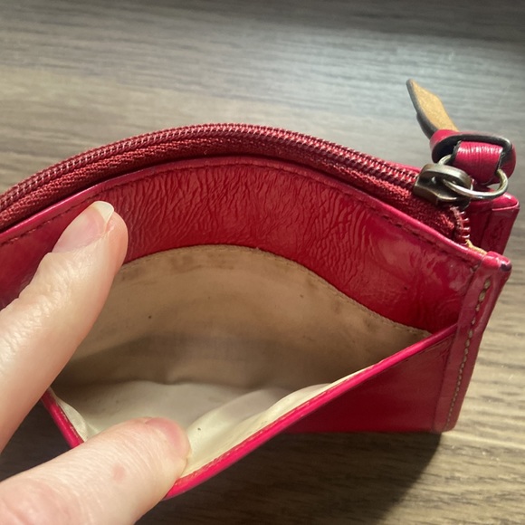 Coach Pink Patent Leather Card Case - Picture 4 of 4